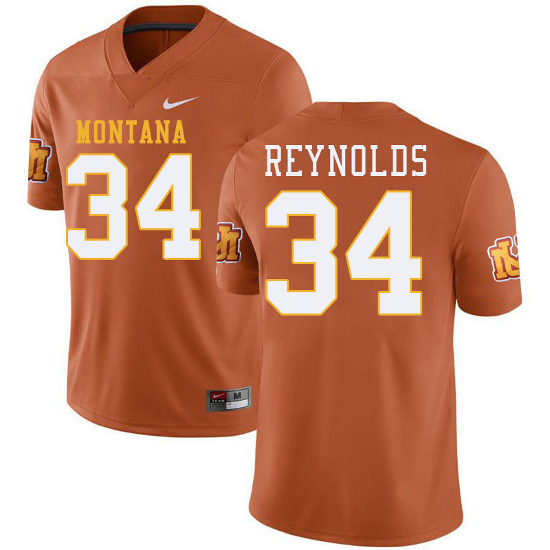 Talen Reynolds Montana Jersey,University Of Montana Grizzlies #34 Talen Reynolds Jersey Stitched-Thr